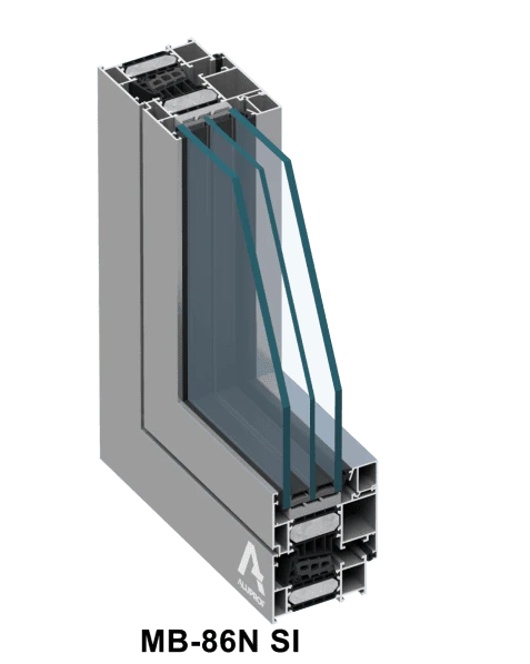 Angolo di una finestra Aluprof MB-86N.