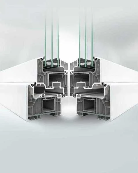 Angolo di una finestra Schüco Living.